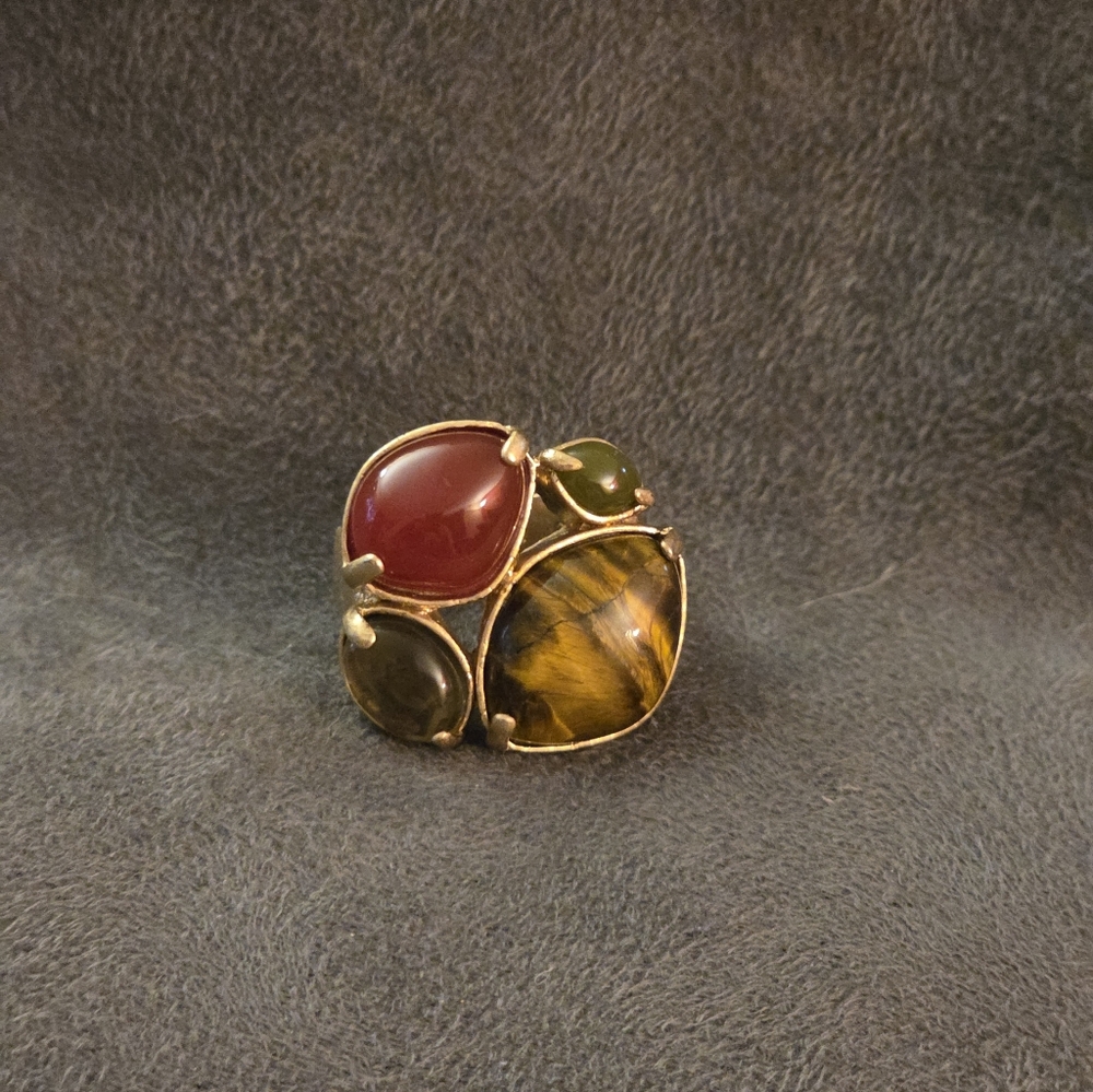 Lia Sophia Bold Multicolor Gemstone Ring